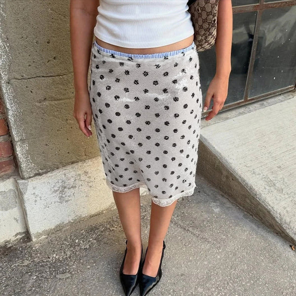 Amber Sequin Skirt